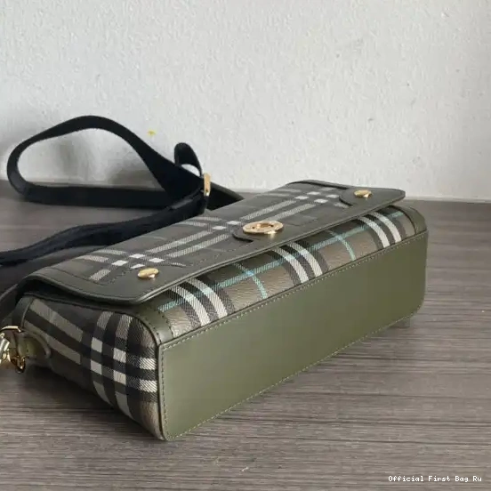 Official FirstBag Ru Handle BURBERRY Top Note Bag-24*8*14cm 0520